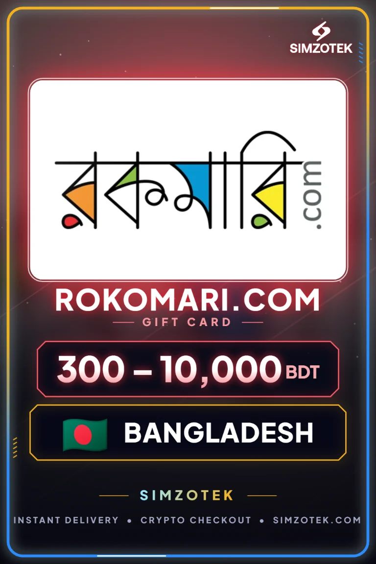 Dárková karta Rokomari.com (Bangladéš)