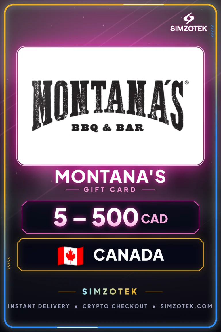 Carta regalo Montana's (Canada)