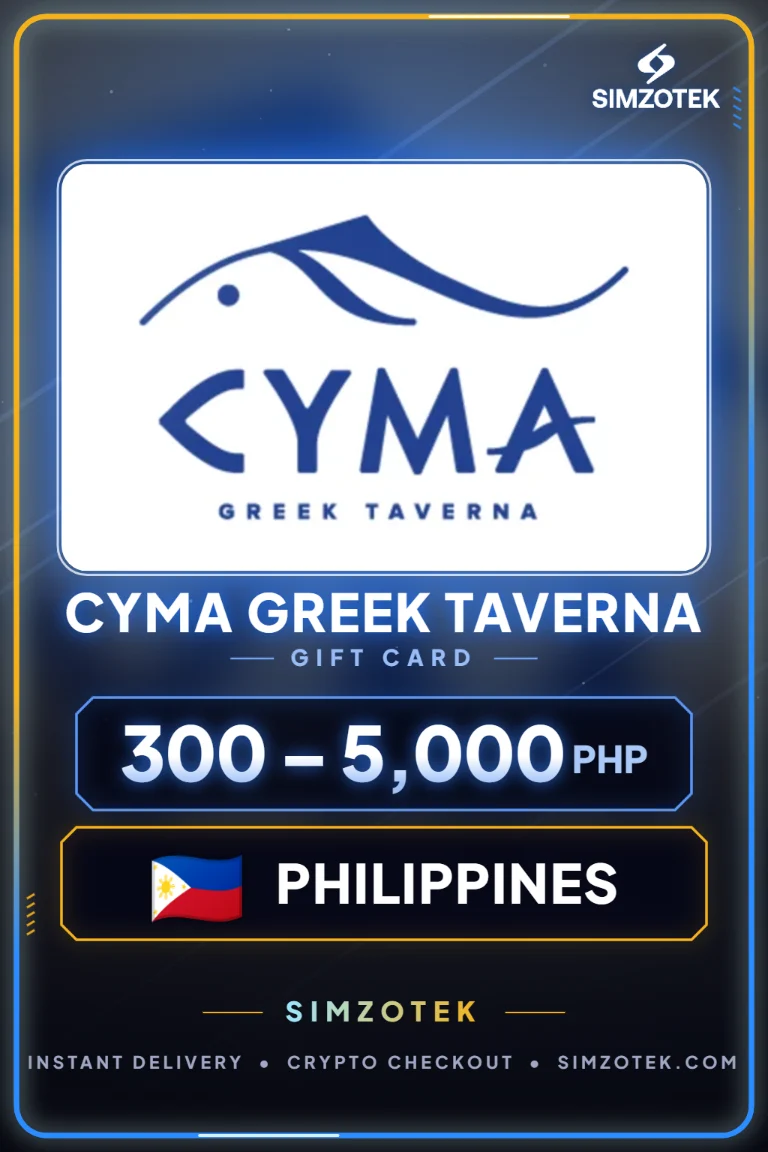 Cyma Greek Taverna Geschenkkarte (Philippinen)