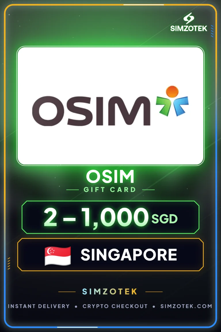 Carta regalo Osim (Singapore)