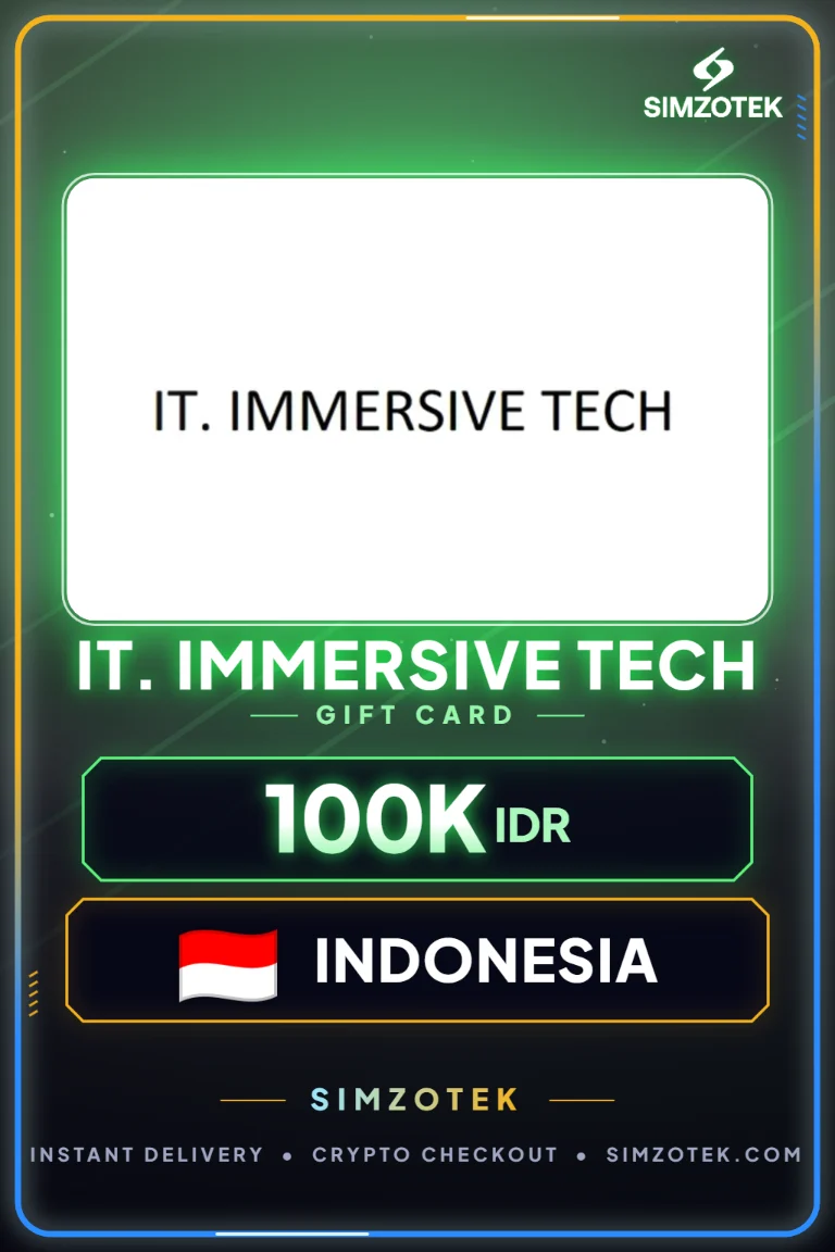 IT. Immersive Tech dovanų kortelė (Indonezija)