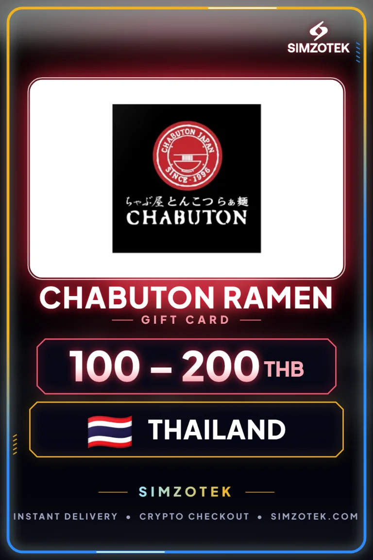 Поклон картица Chabuton Ramen (Тајланд)