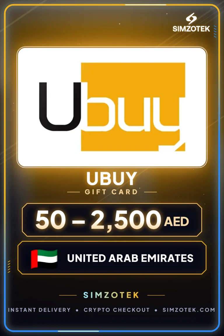 Ubuy dovanų kortelė (Jungtiniai Arabų Emyratai)