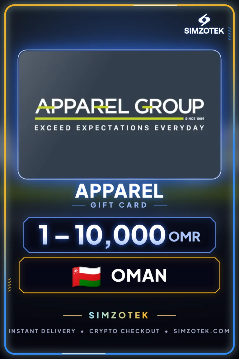 Apparel dovanų kortelė (Omanas)