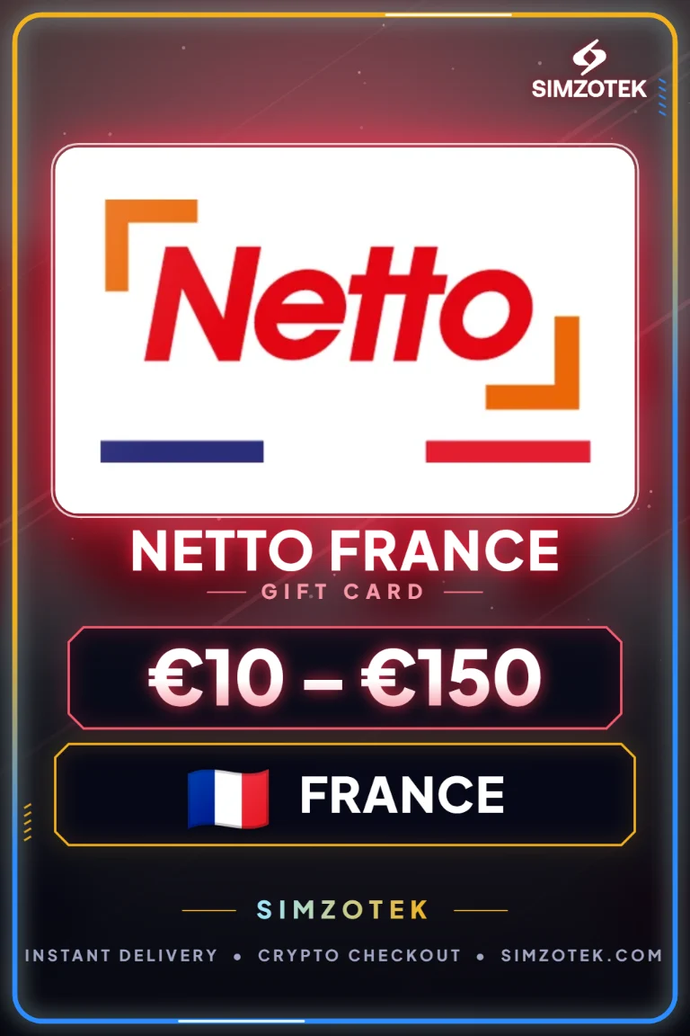 Netto France dovanų kortelė (Prancūzija)