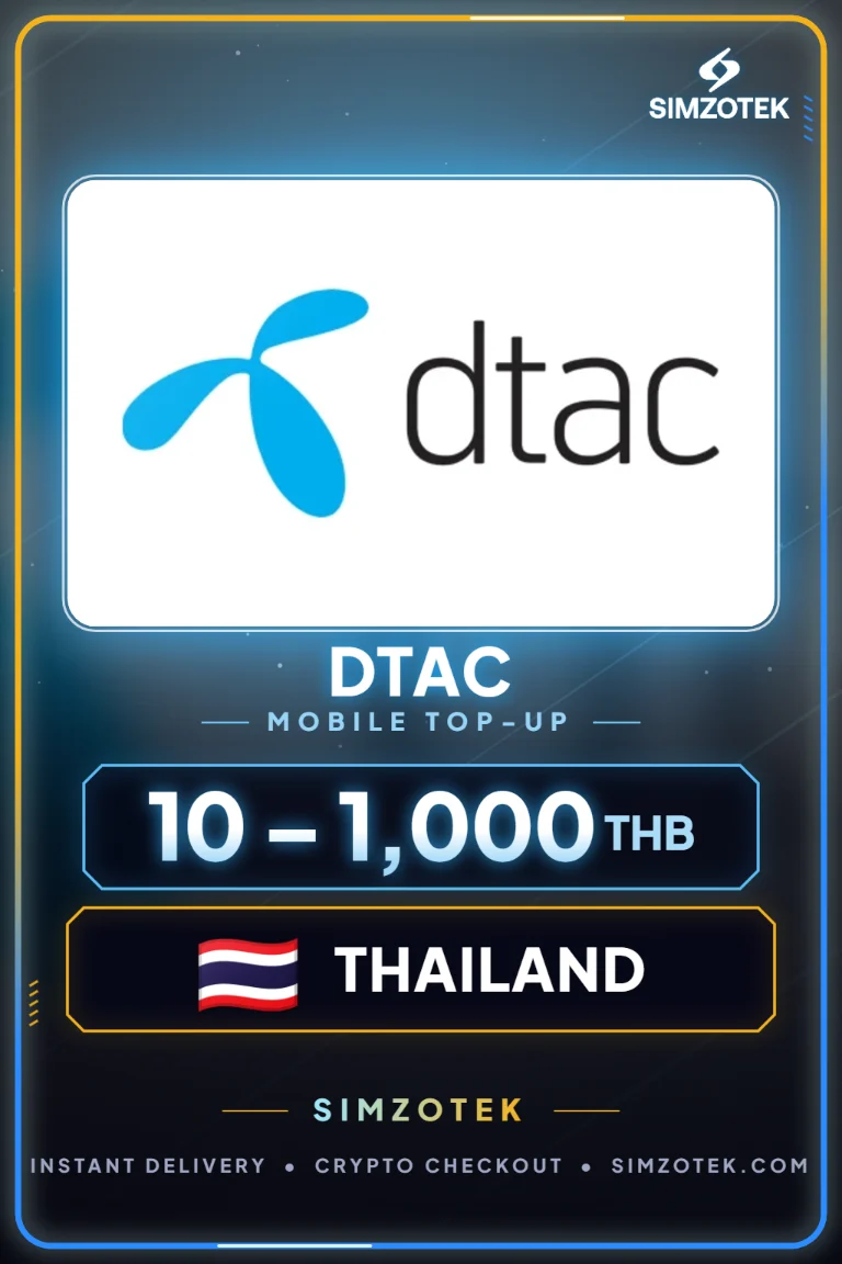 Předplacený kredit DTAC (Thajsko)