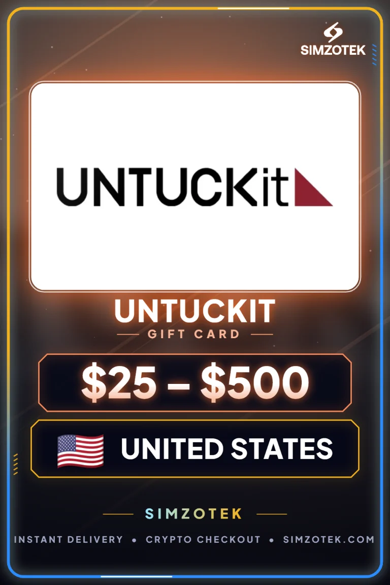 บัตรของขวัญ UNTUCKit (สหรัฐอเมริกา)