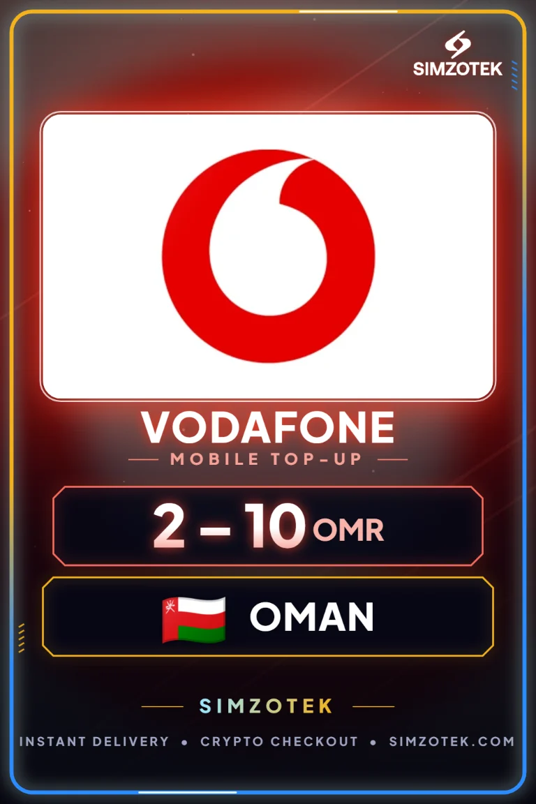 Vodafone Prepaid Credit (Oman)