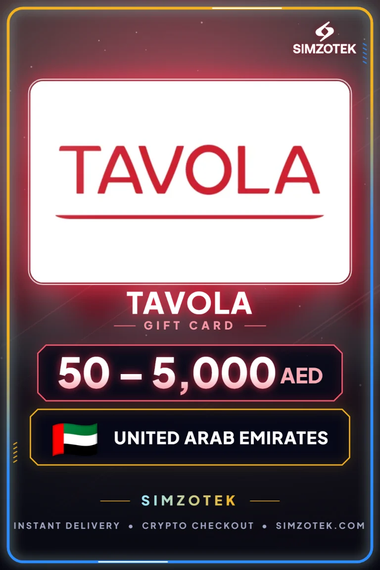 Tavola ギフトカード (アラブ首長国連邦)