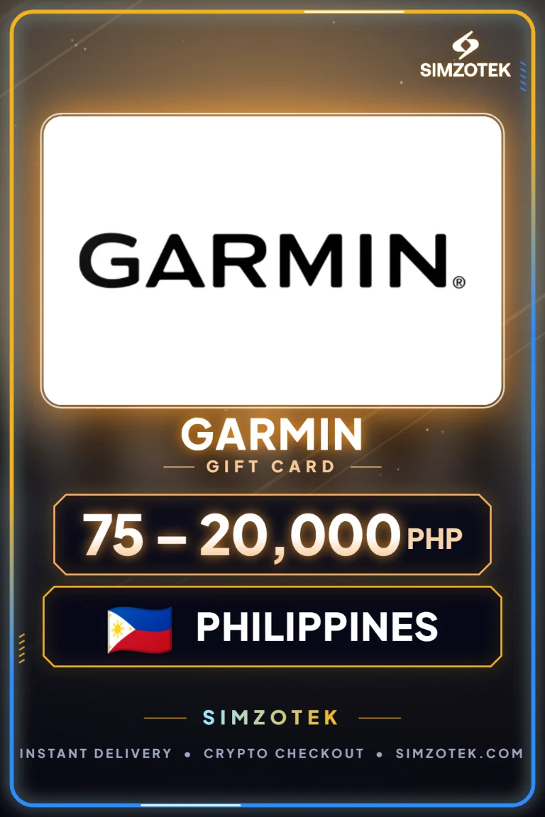 Garmin dovanų kortelė (Filipinai)