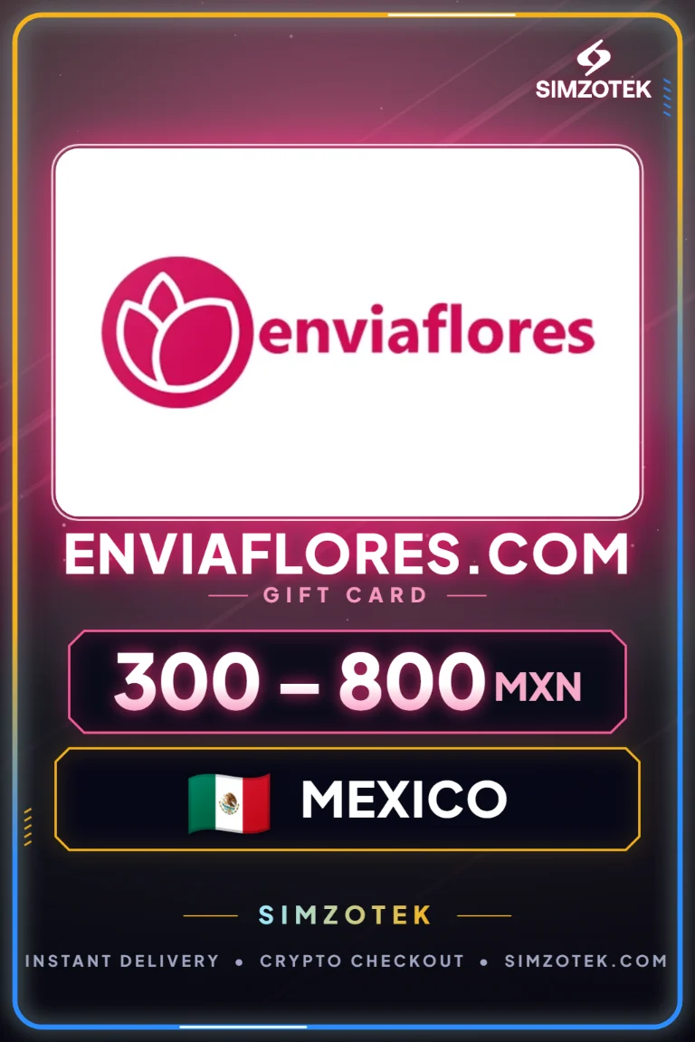 Carta regalo EnviaFlores.com (Messico)