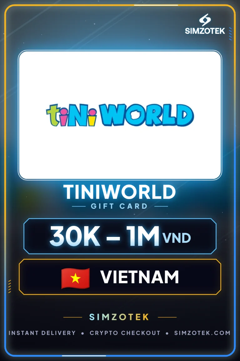 บัตรของขวัญ tiNiWorld (เวียดนาม)