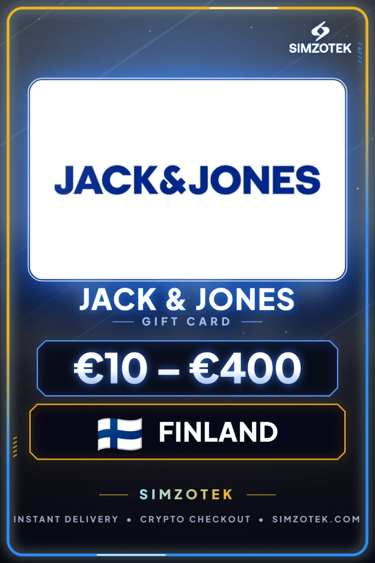 Dárková karta Jack & Jones (Finsko)