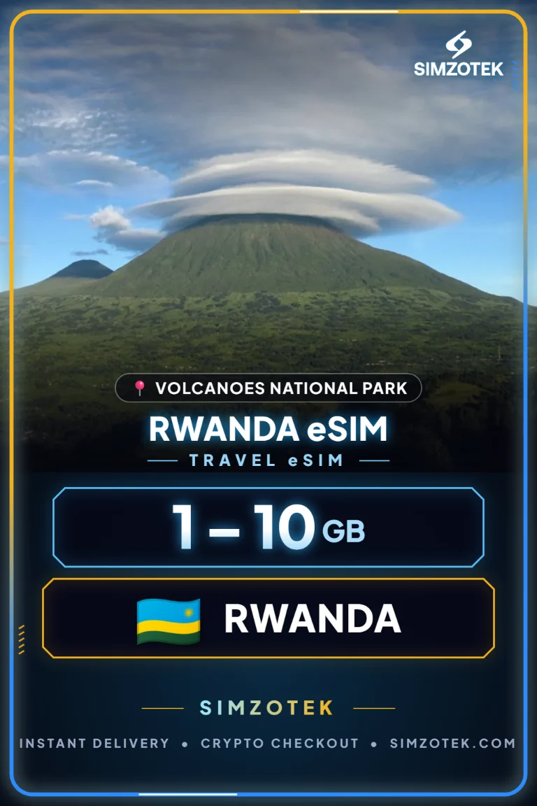 Руанда eSIM – Дата багцууд