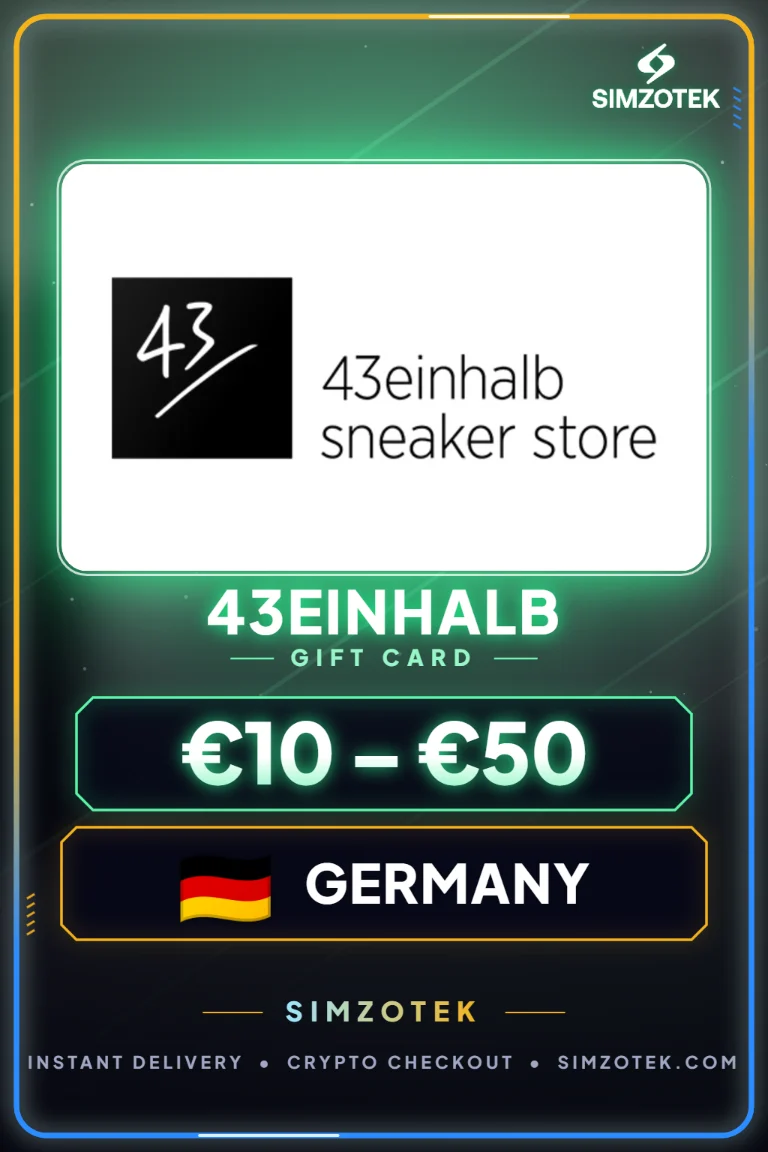 Card cadou 43einhalb (Germania)
