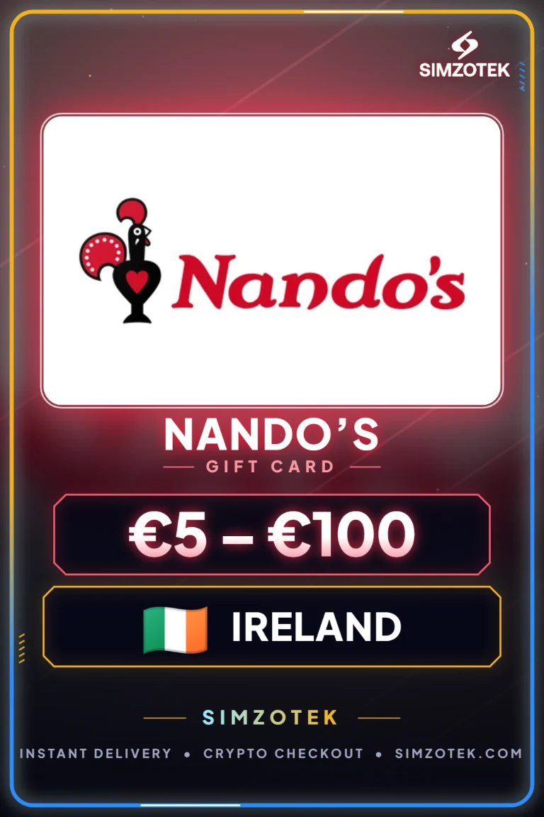 Carta regalo Nando’s (Irlanda)
