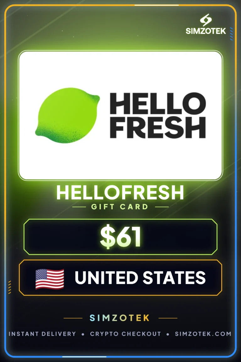 Dárková karta HelloFresh (Spojené státy)