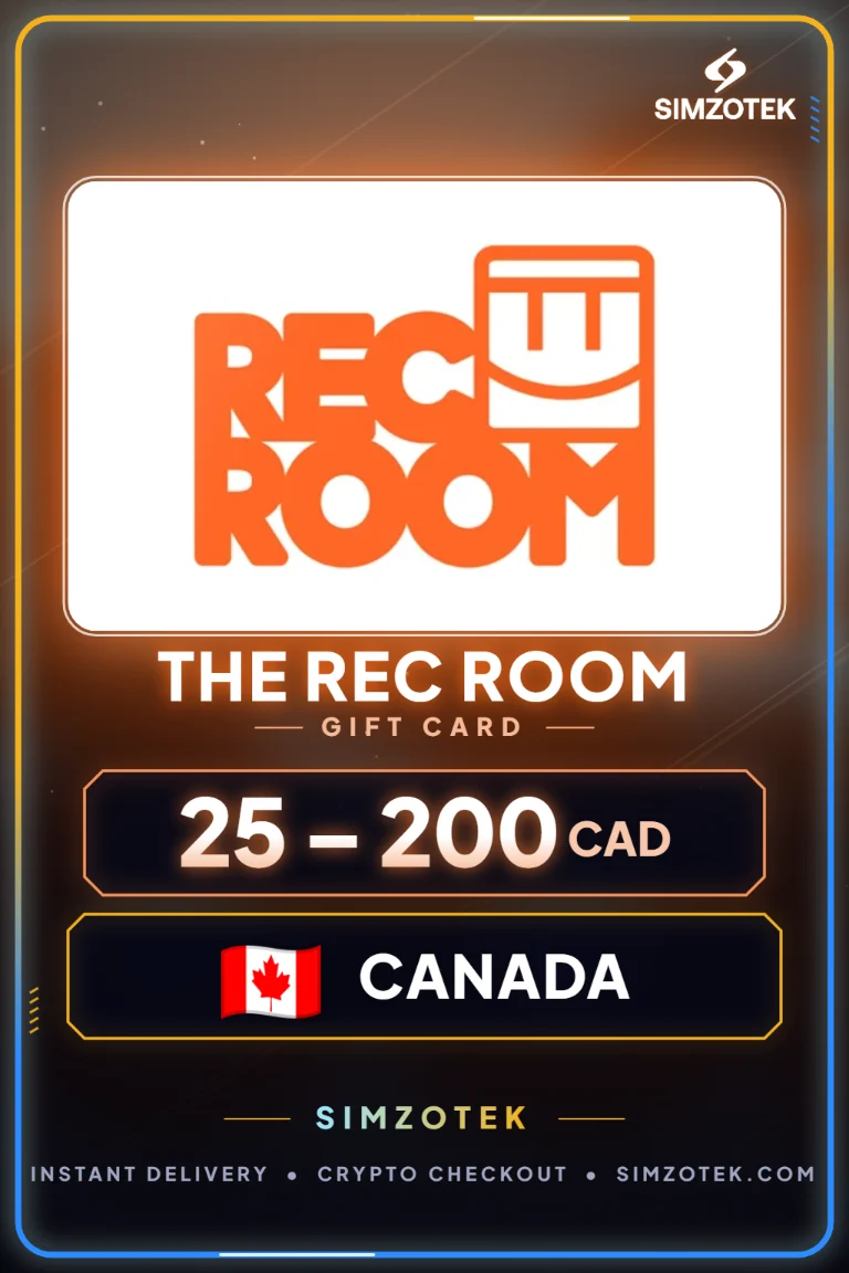 Dárková karta The Rec Room (Kanada)