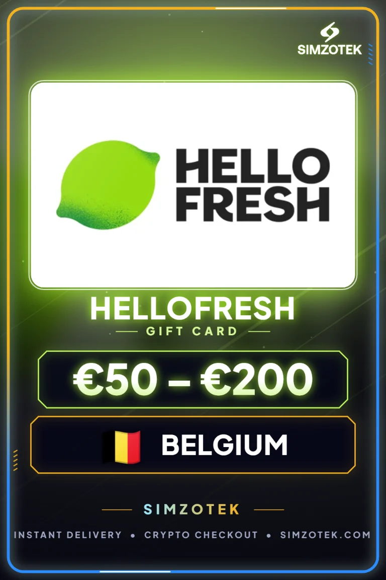 Dárková karta HelloFresh (Belgie)