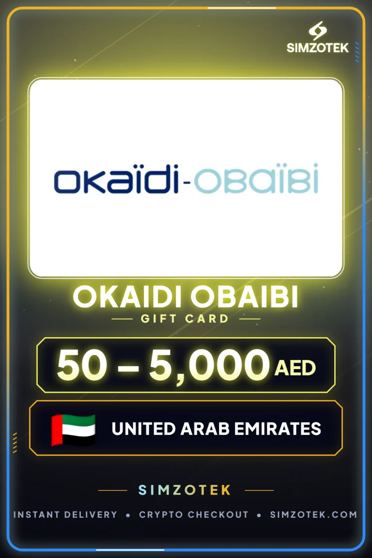Carta regalo Okaidi Obaibi (Emirati Arabi Uniti)