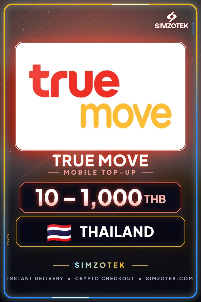 True Move Mobile Top-Up (Thajsko)
