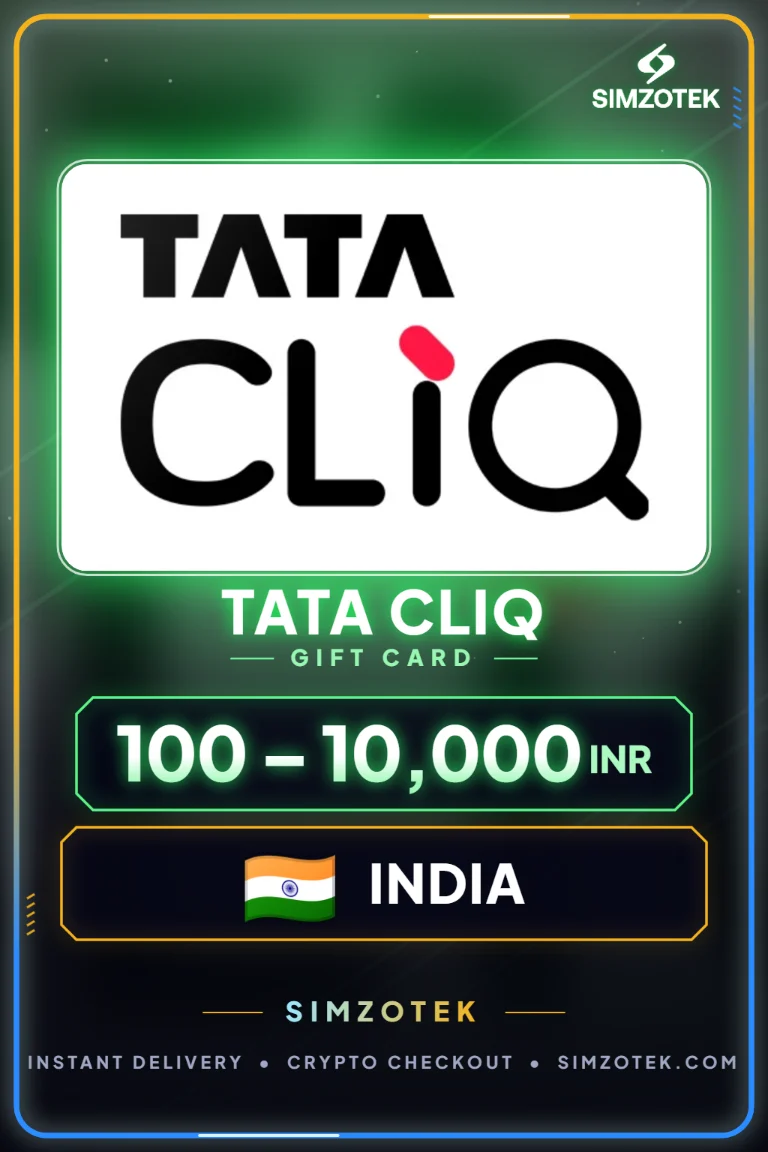 Поклон картица Tata Cliq (Индија)