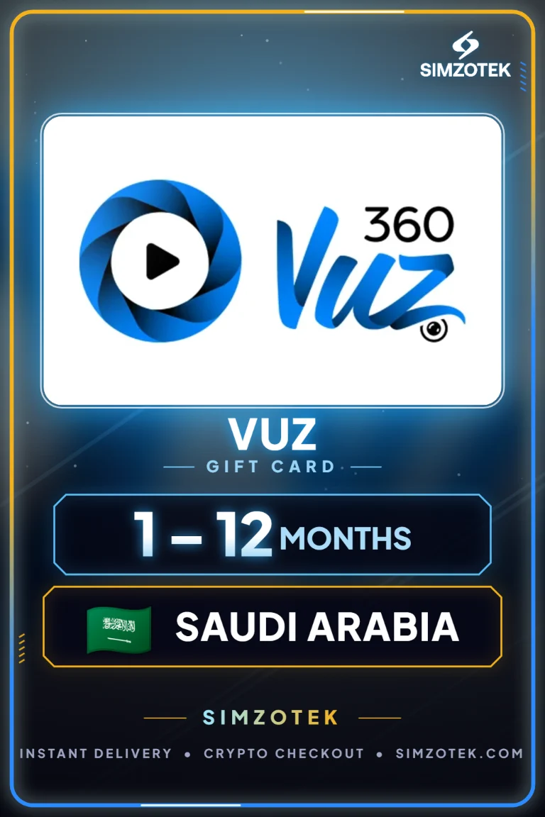 VUZ VIP Subscription (Suudi Arabistan)