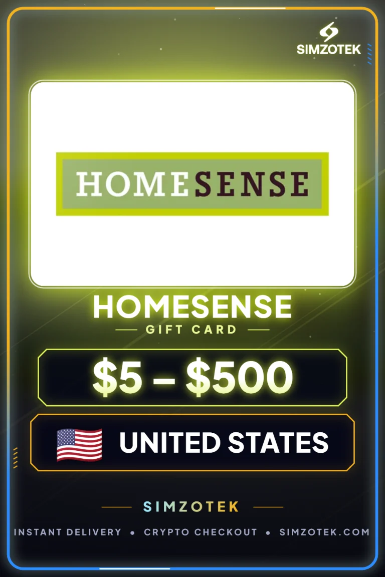 بطاقة هدايا HomeSense (الولايات المتحدة)