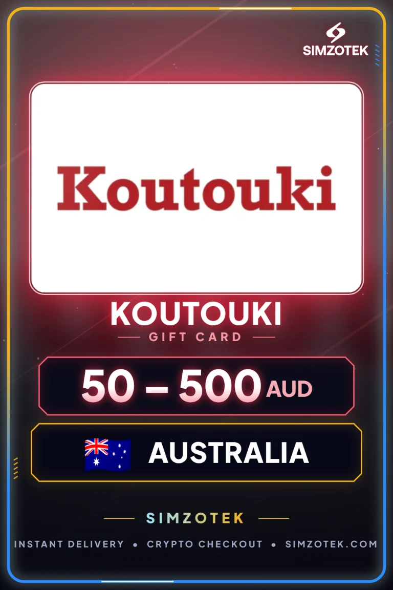 Dárková karta Koutouki (Austrálie)