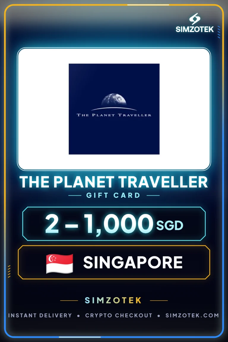 Carta regalo The Planet Traveller (Singapore)