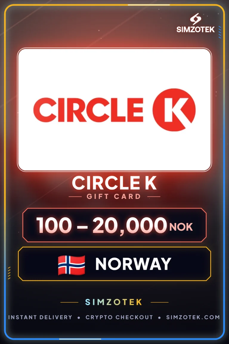 Circle K 기프트카드 (노르웨이)
