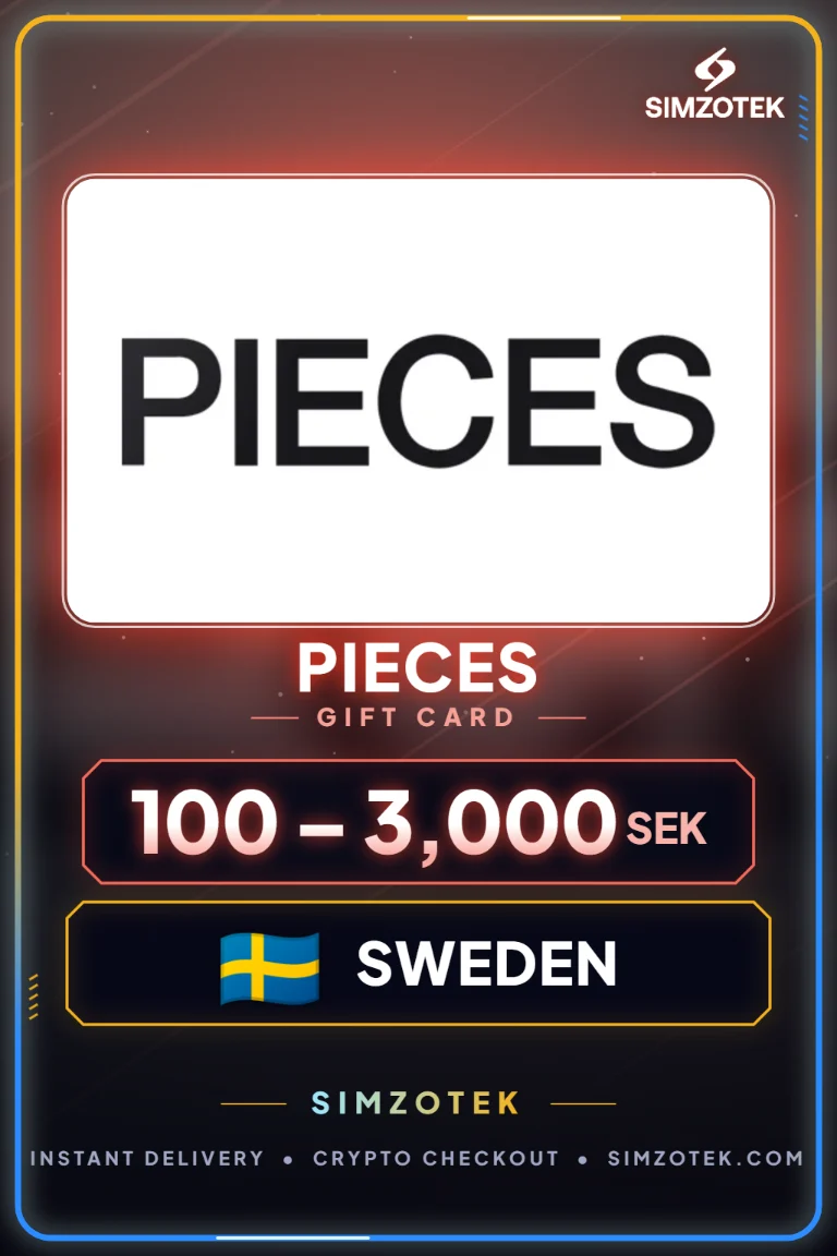PIECES 기프트카드 (스웨덴)