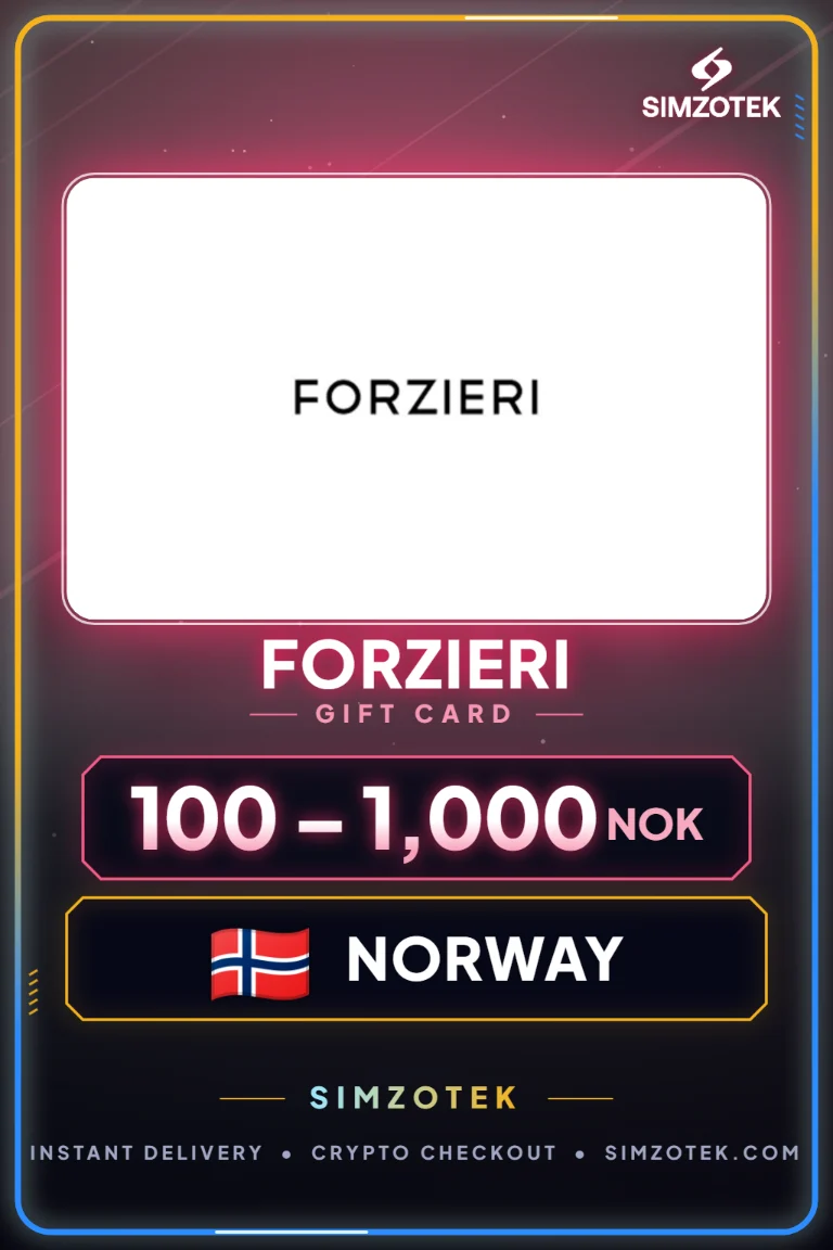 FORZIERI ギフトカード (ノルウェー)