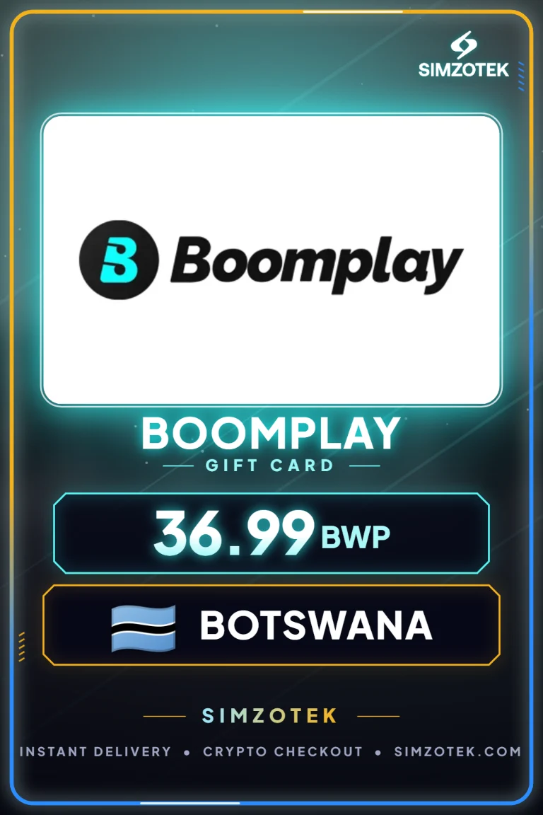 บัตรของขวัญ Boomplay (บอตสวานา)