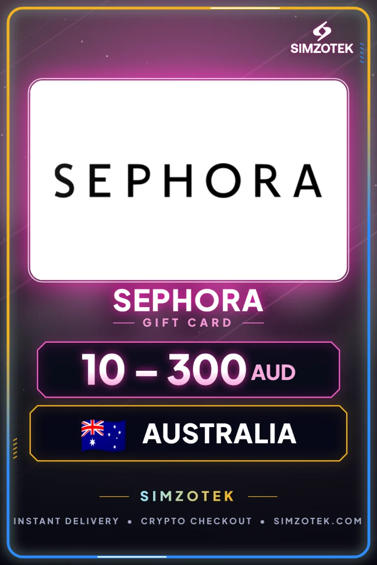 بطاقة هدايا Sephora (أستراليا)