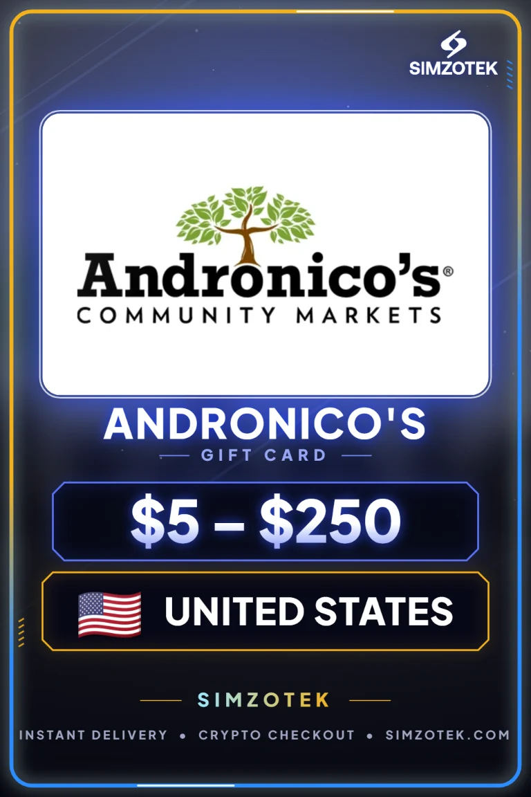 Andronico's Geschenkkarte (Vereinigte Staaten)