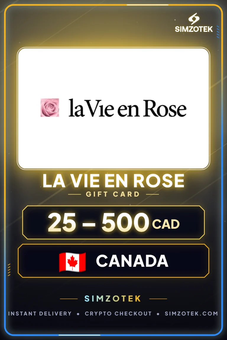 La vie en Rose Geschenkkarte (Kanada)