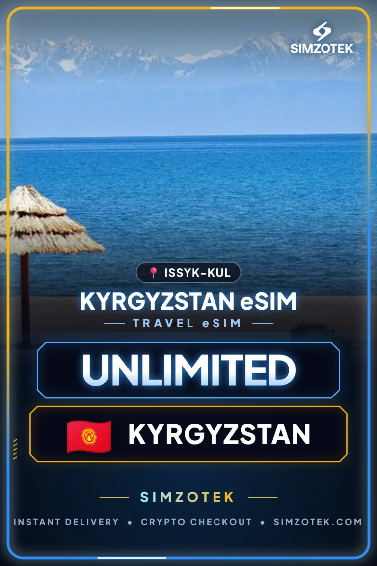 Kõrgõzstan eSIM – Piiramatu andmeside
