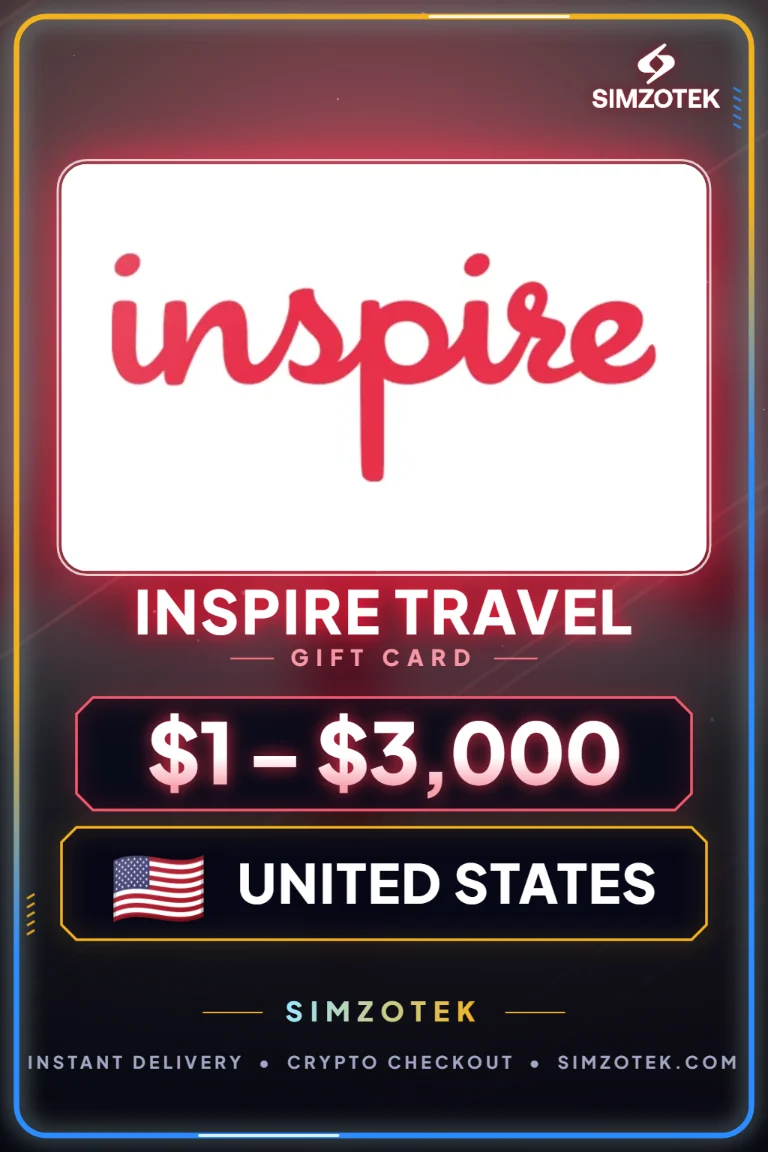 Carta regalo Inspire Travel (Stati Uniti)