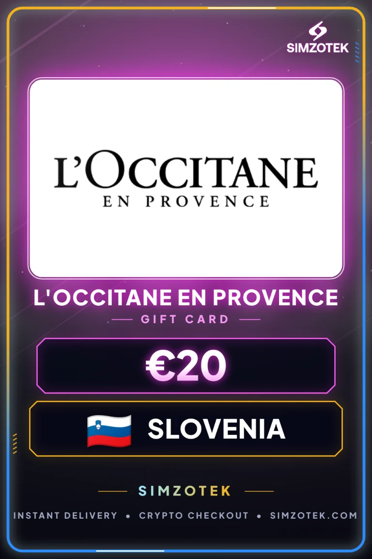 L'Occitane en Provence dovanų kortelė (Slovėnija)