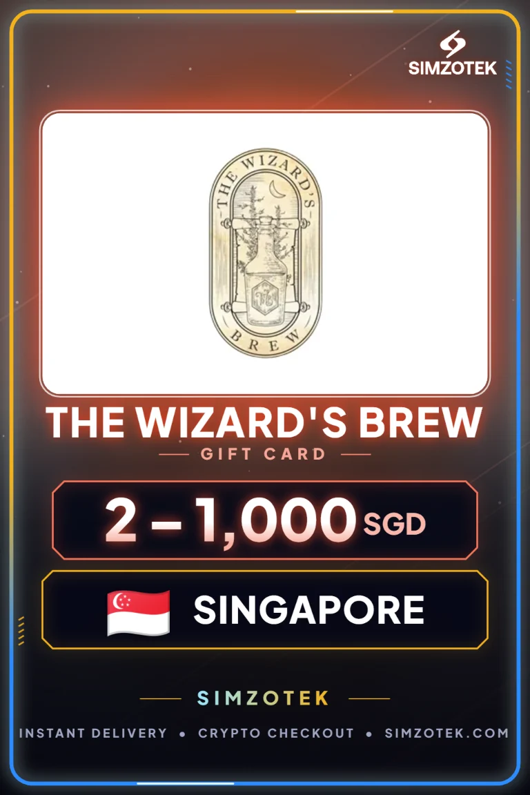 บัตรของขวัญ The Wizard's Brew (สิงคโปร์)