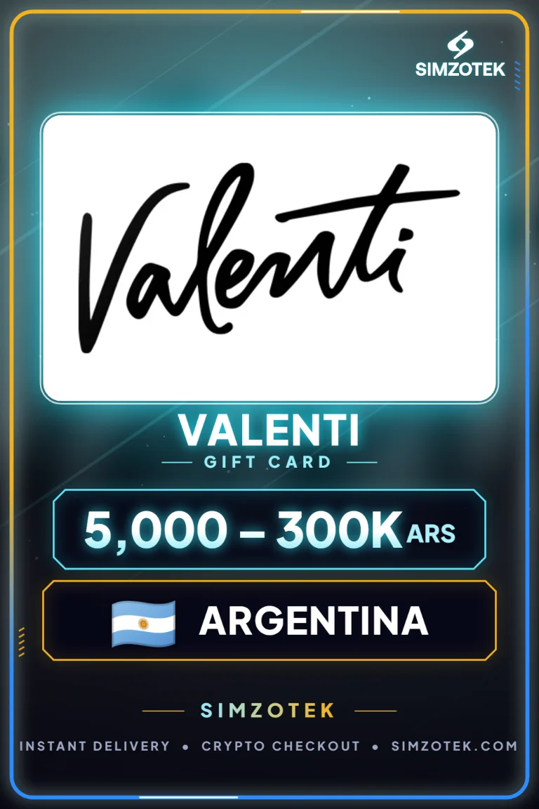 Dárková karta Valenti (Argentina)