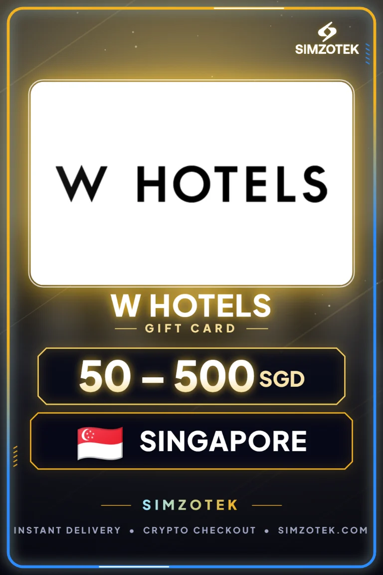 บัตรของขวัญ W Hotels (สิงคโปร์)