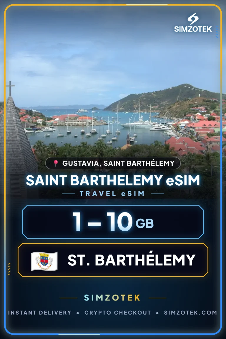 eSIM Saint Barthelemy – باقات البيانات