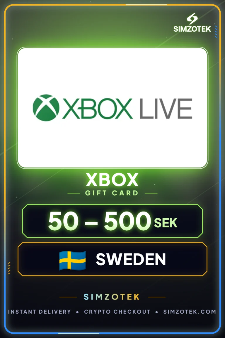 บัตรของขวัญ Xbox (สวีเดน)