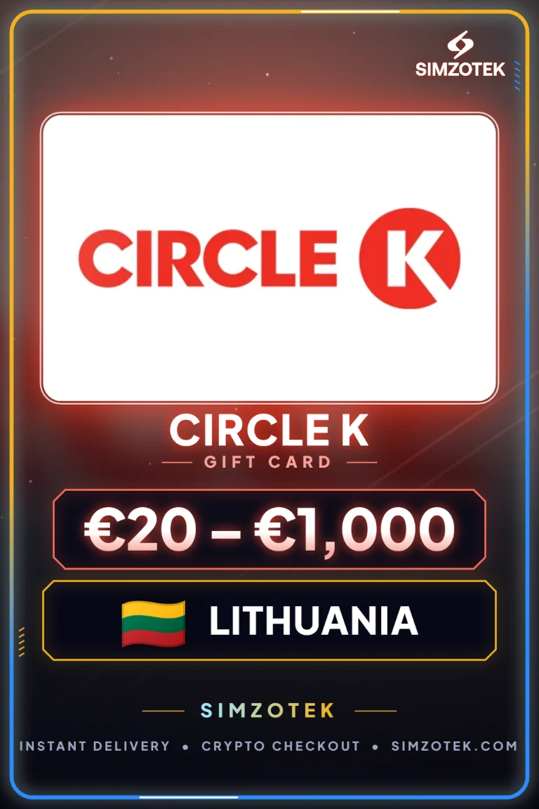 Tarjeta de regalo Circle K (Lituania)
