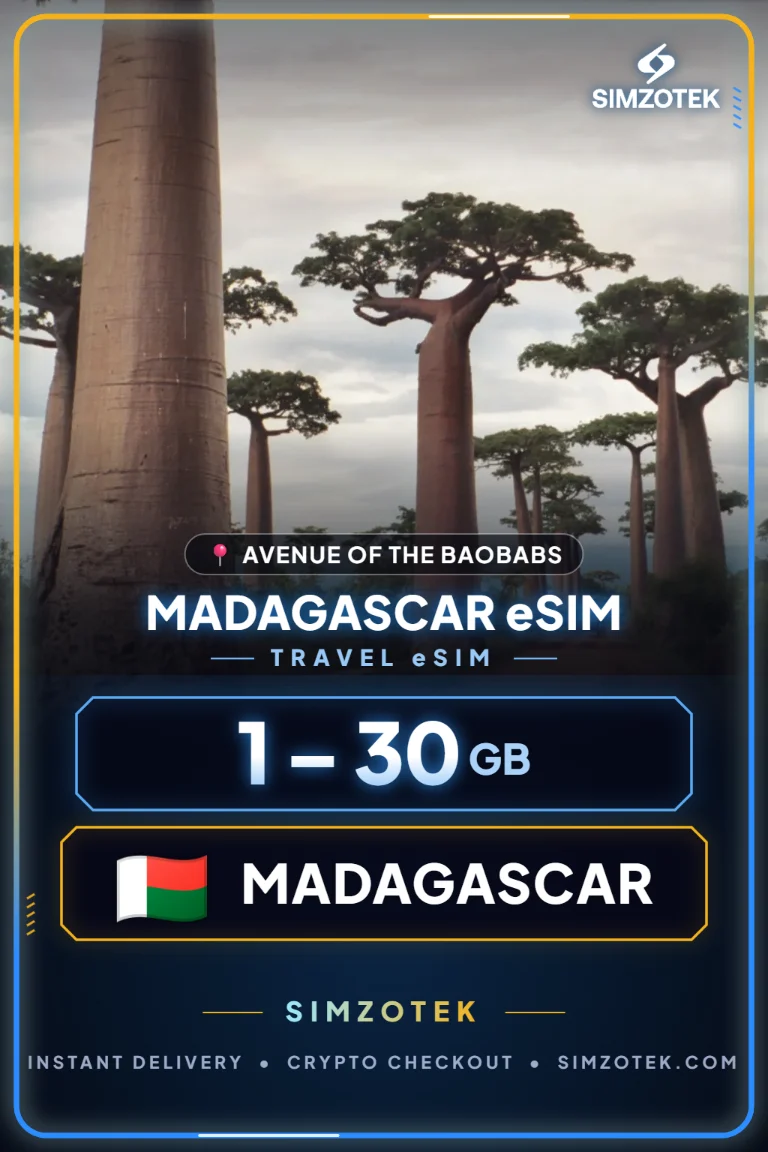 Madagascar eSIM – Data Plans