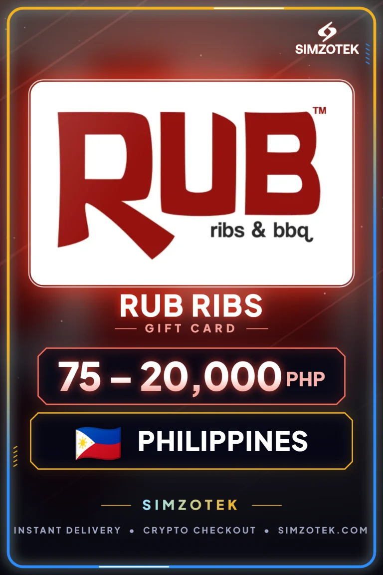 RUB Ribs Geschenkkarte (Philippinen)