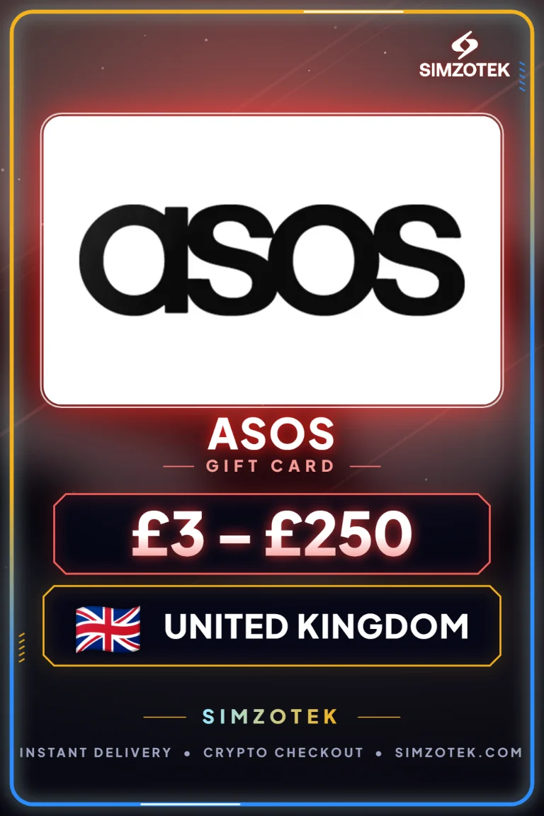 Dárková karta Asos (Spojené království)