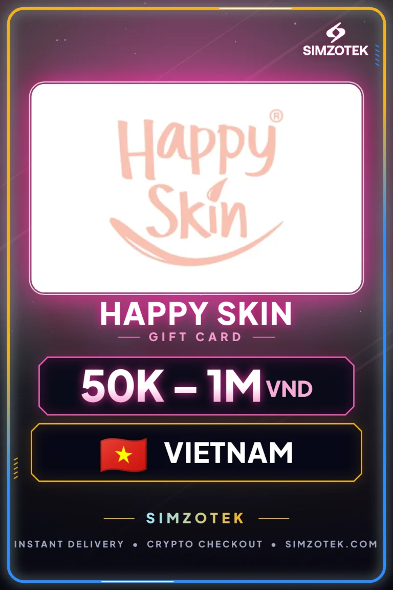 Dárková karta Happy Skin (Vietnam)